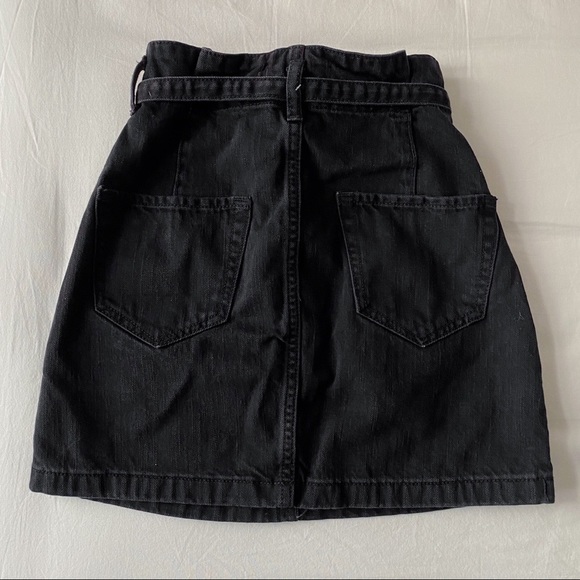 Black Denim Skirt - Picture 3 of 4